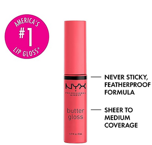 NYX BUTTER GLOSS - SORBET