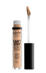 NYX PROFESSIONAL MAKEUP Can't Stop Won't Stop Contour Concealer, 24h Full Coverage Matte Finish