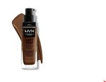 NYX PROFESSIONAL MAKEUP Can't Stop Won't Stop Foundation, 24h Full Coverage Matte Finish - Deep expresso